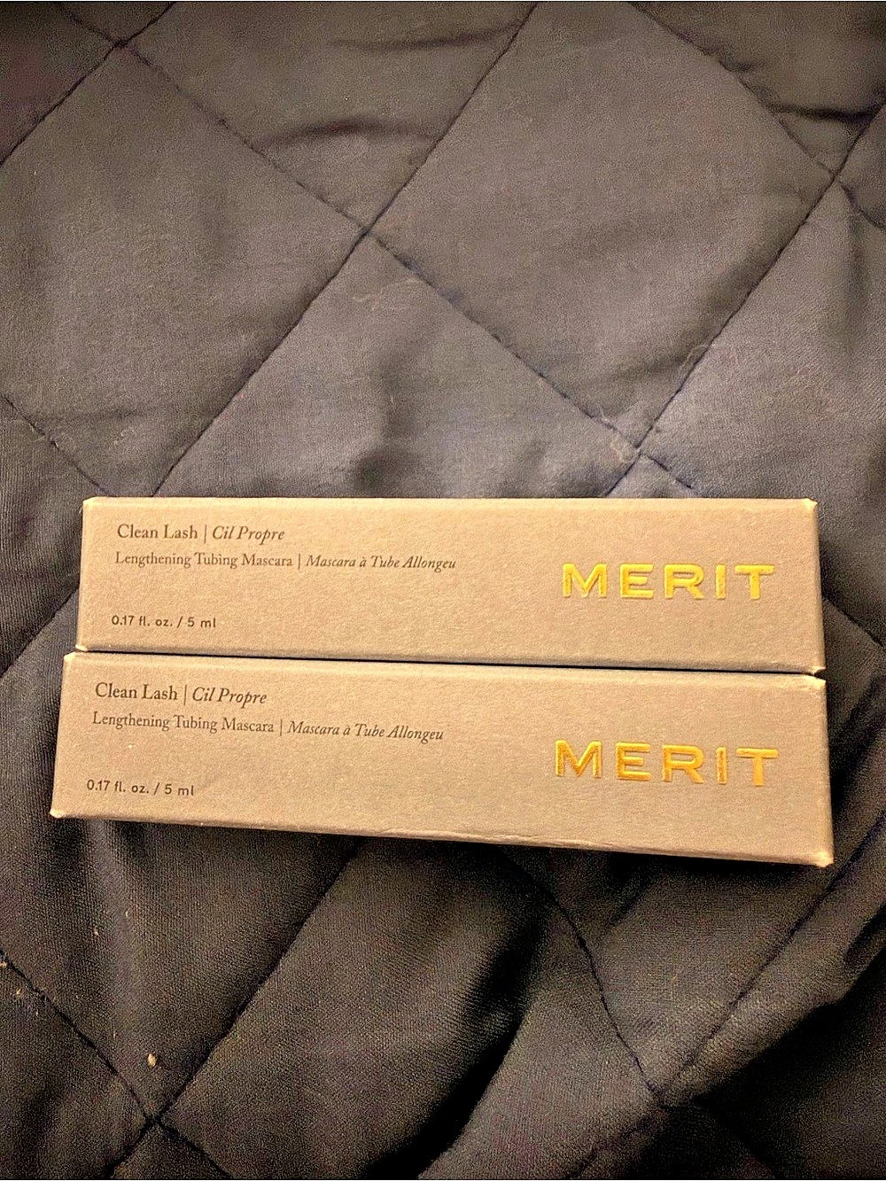 MERIT Clean Lash | Curling Mascara Perfect Black Mascara 2-Pack (New in box)